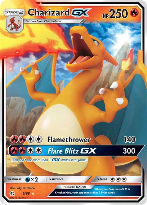 charizard g x pokemon card.